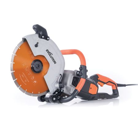 Evolution R300DCT+ 300mm 12" Electric Disc Cutter Concrete Saw With Premium Diamond Blade