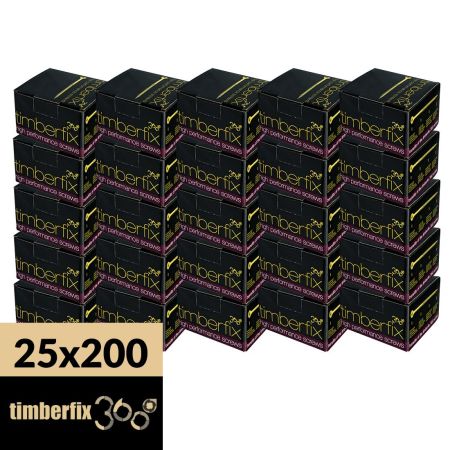 4.0 x 30 mm Timberfix 360 - High Performance Screws Pack of 5000 Pozi