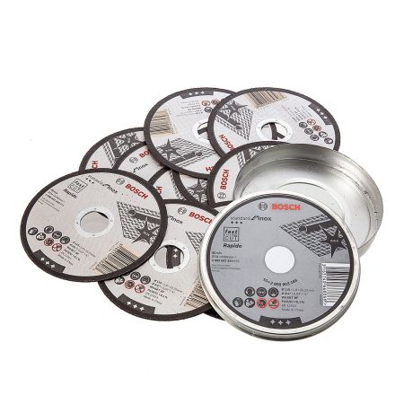 Bosch INOX Metal Cutting Discs 115mm x 1mm x 22.23mm Pack of 10 2608603254