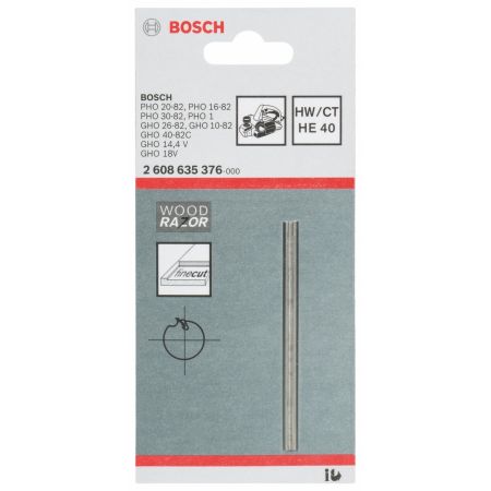 Bosch 82mm Woodrazor Planing Blade x1 2608635376