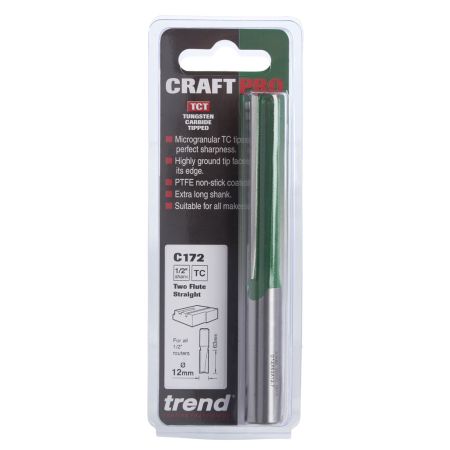 Trend C172X1/2TC Two Flute Cutter 12mm