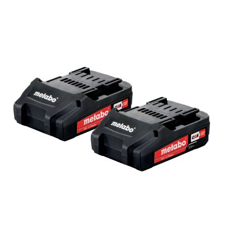 Metabo 625596000 18v Li-Power CAS 2.0Ah Li-Ion Battery Twin Pack