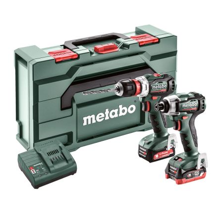 Metabo Combo Set 2.7.4 12v Combi Drill & Impact Driver Kit Inc 1x 2.0Ah & 1x 4.0Ah Batts