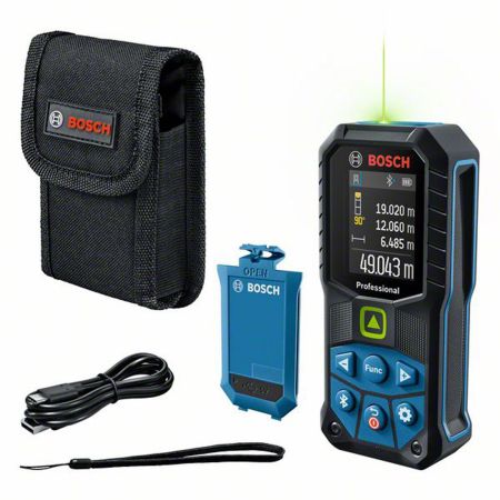 Bosch Professional GLM 50-27 CG Green Bluetooth Laser Measuring Tool 50m Inc 1x 1.0Ah Batt