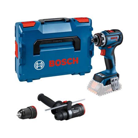 Bosch Professional GSR 18V-90 FC FlexiClick Drill Driver Body Only Inc 2x Chucks Body Only In L-Boxx