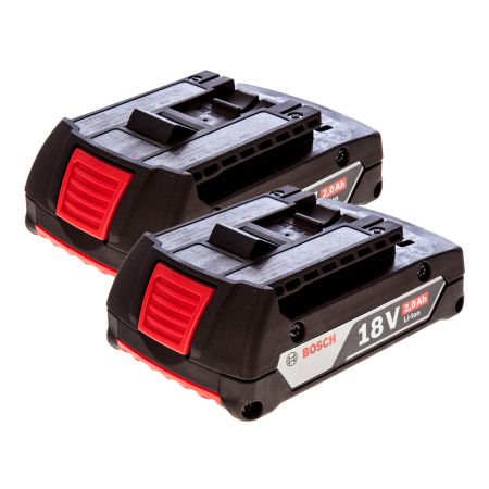 Bosch Professional 18v Li-ion Battery 2.0Ah Twin Pack 