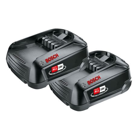 Bosch Green 18v 1.5Ah Lithium-Ion Battery Power4All Twin Pack