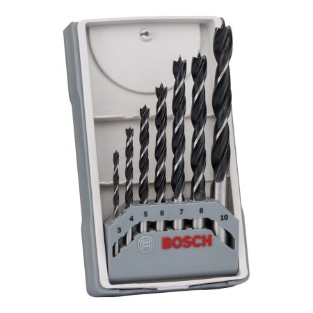 Bosch X-Pro Wood Drill Bit Set Brad Point x7 Pcs 2607017034