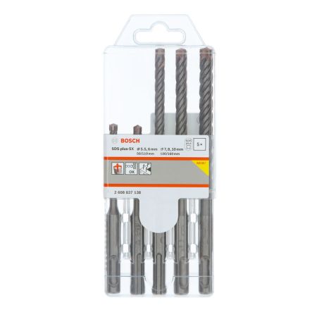 Bosch SDS-plus-5X Hammer Drill Bit Set x5 Pcs 2608837138