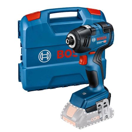 Bosch Professional GDR 18V-200 Brushless Impact Driver Body Only In L-CASE Carry Case