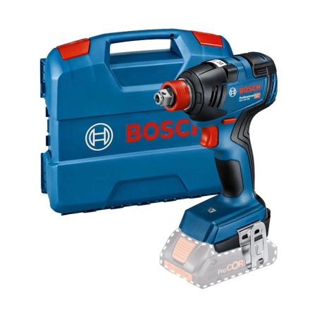 Bosch Professional GDX 18V-200 Brushless 1/2" Impact Driver / Wrench Body Only In L-Case Carry Case