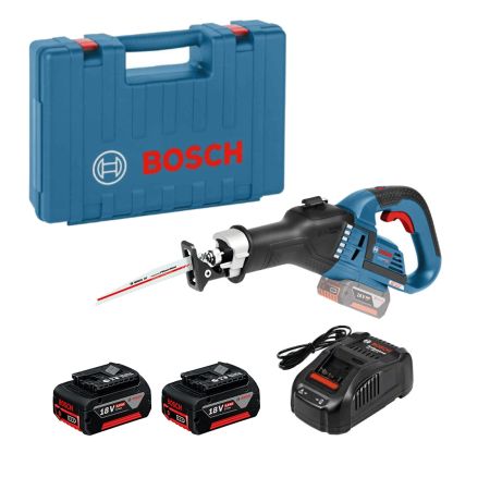 Bosch Professional GSA 18V-32 Brushless Reciprocating Saw Inc 2x 5.0Ah Batts