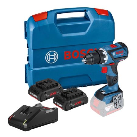 Bosch Professional GSB 18V-60 C Combi Drill Inc 2x 4.0Ah ProCORE Batts
