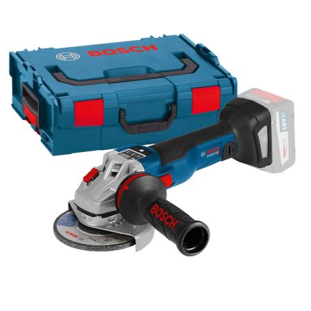 Bosch Professional GWS 18V-115 SC Brushless 115mm / 4.5" Angle Grinder Body Only In L-Boxx