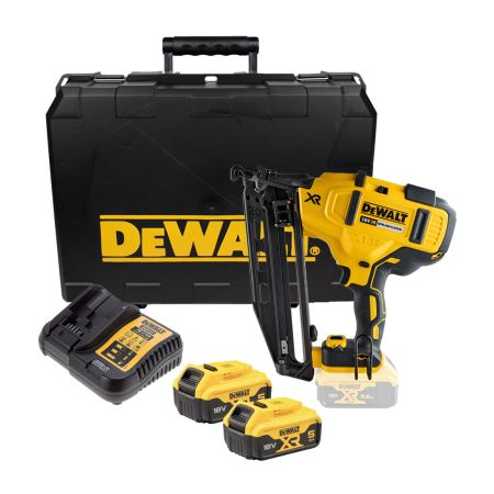 DeWalt DCN660N 18V Brushless Second Fix Nailer with 1 x 4.0Ah Battery &  Charger T4TKIT-828