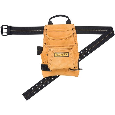 DeWalt DG5333 10 Pocket Carpenters Suede Nail & Tool Bag