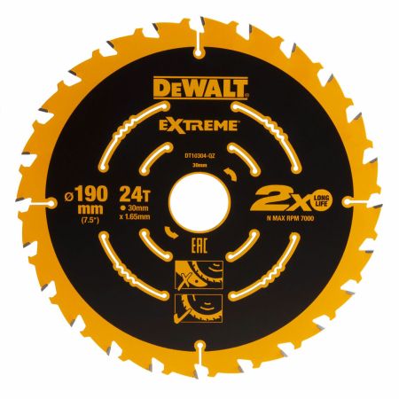 DeWalt DT4290-QZ Extreme Mitre Saw Blade 305mm x 30mm x 96T  DT4290