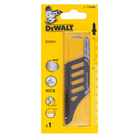 DeWalt DT2074-QZ T142HB HCS Jigsaw Blade for Wood x1 Pc