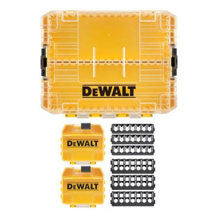 DeWalt DT70803-QZ Medium TOUGHCASE Organiser Inc 2x Small Bulk Storage Cases (Empty)