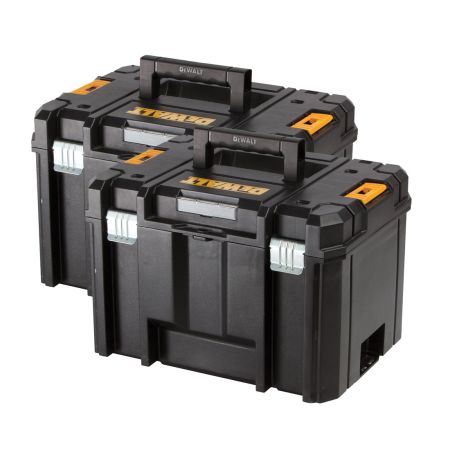 DeWalt DWST1-71195 TSTAK VI Deep Tool Storage Box (No Tote Tray) Twin Pack