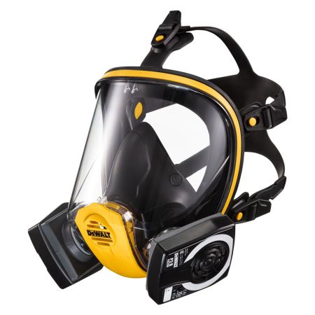 DeWalt DXIR1FFMMP3 Reusable Full Face Mask Respirator With P3 Filters (Medium)