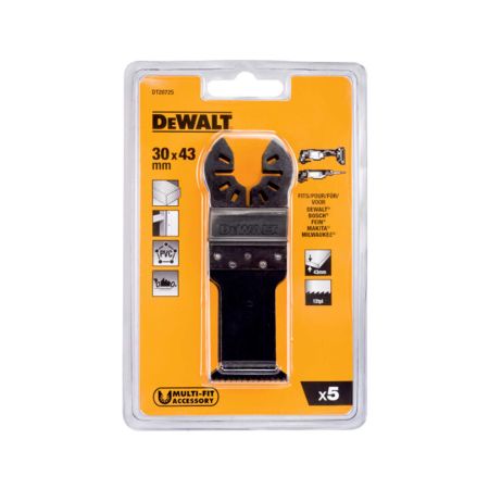 DeWalt DT20725-QZ Fast Cut Wood Multi-Tool Blade x5 Pcs (DT20704-QZ x5)