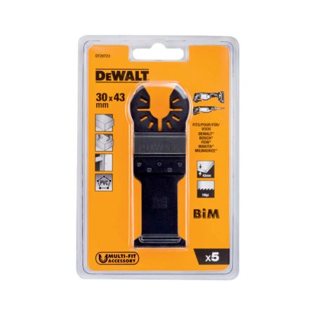 DeWalt DT20723-QZ Wood With Nails Multi-Tool Blade x5 Pcs (DT20701-QZ x5)