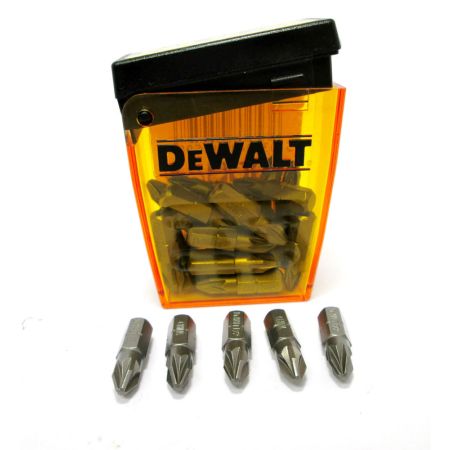 DeWalt DT7908-QZ Pz2 x 25mm Screwdriver Bits Pack of 25 in Flip-Top Case
