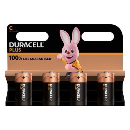 Duracell Plus Power CK4P / C Alkaline Batteries x4