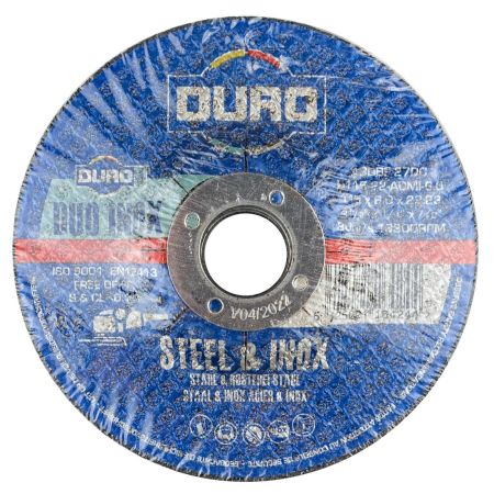 Duro 115mm x 6mm Steel & Inox Discs with DC x5 Pcs