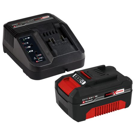 Einhell 4512042 18v Power X-Change PXC B1 Starter Kit Inc 1x 4.0Ah Battery & 1 High-Speed Charger