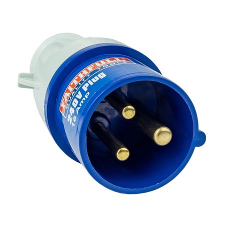 Faithfull Power Plus Blue Replacement Plug 16 Amp Male 240v