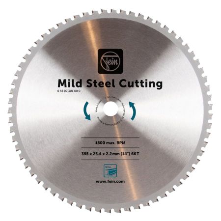 Fein 63502301000 Mild Steel Cutting Blade 355mm x 25.4mm x 66T