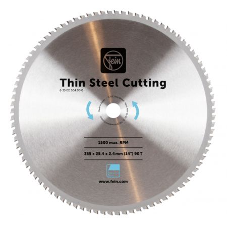 Fein 63502304000 Thin Steel Cutting Blade 355mm x 25.4mm x 90T