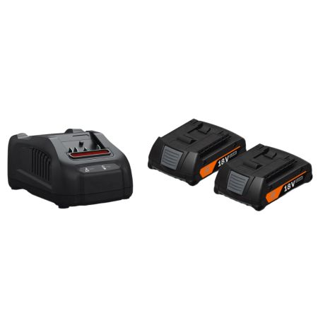 Fein 18v AMPShare Battery Starter Set Inc 2x 2.0Ah Batts & 1x GAL 1880 CV Charger