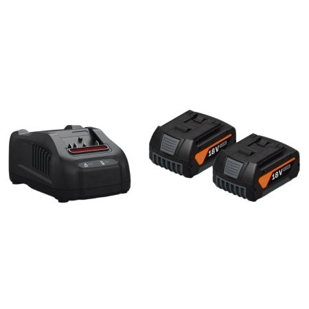 Fein 18v AMPShare Battery Starter Set Inc 2x 5.0Ah Batts & 1x GAL 1880 CV Charger