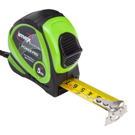 Imex 006-PP0525I Power-Pro Metric / Imperial Double Sided Tape Measure 5m