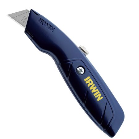Irwin 10504238 Standard Retractable Knife Inc 3x Blue Blades