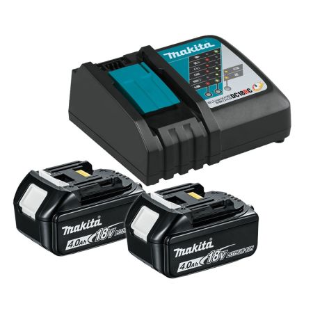 Makita 18v LXT 4Ah Battery & Charger Kit inc 2x 4.0Ah Batts & DC18RC Charger