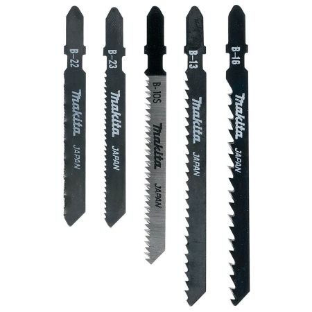 Makita A-86898 Jigsaw Blade Set x5 Blades for Wood & Metal