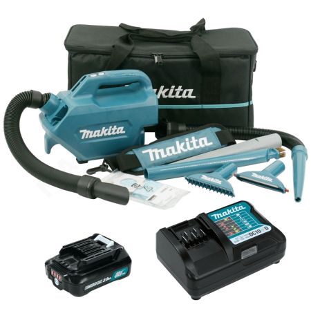 Makita CL121DWA 12v Max CXT Vacuum Cleaner Inc 1x 2.0Ah Battery