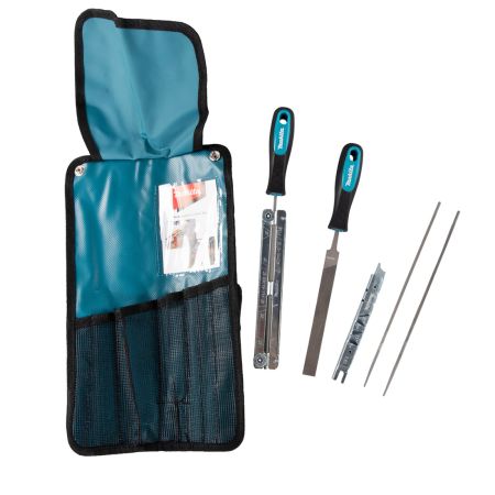 Makita D-72154 4mm Chain Blade Sharpening Set In Roll Up Pouch