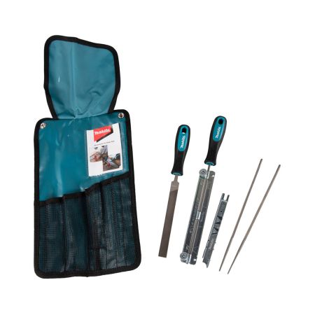 Makita D-72182 5.2mm Chain Blade Sharpening Set In Roll Up Pouch