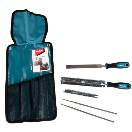 Makita D-72198 5.5mm Chain Blade Sharpening Set In Roll Up Pouch
