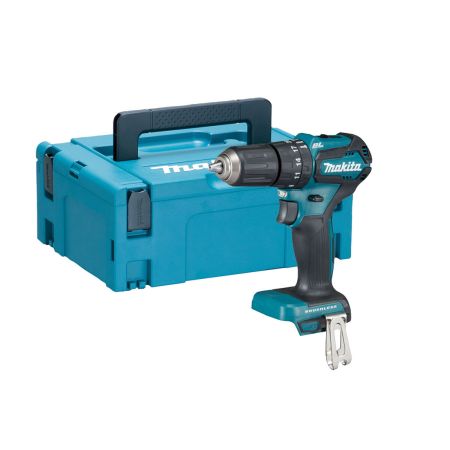 Makita DHP483ZJ 18v LXT Brushless 2-Speed Combi Drill Body Only In Makpac Carry Case