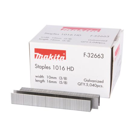 Makita F-32663 10mm x 16mm Crown Staples For DST221 x5040 Pcs