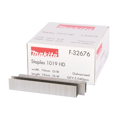 Makita F-32676 10mm x 19mm Crown Staples For DST221 x5040 Pcs