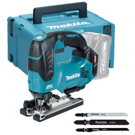 Makita JV002GZ01 40v Max XGT Brushless D-Handle Jigsaw Body Only In Makpac Carry Case