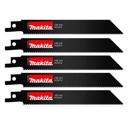 Makita P-05000 003020 CV Reciprocating Blade Pack 150mm x 11TPI x5 Pcs