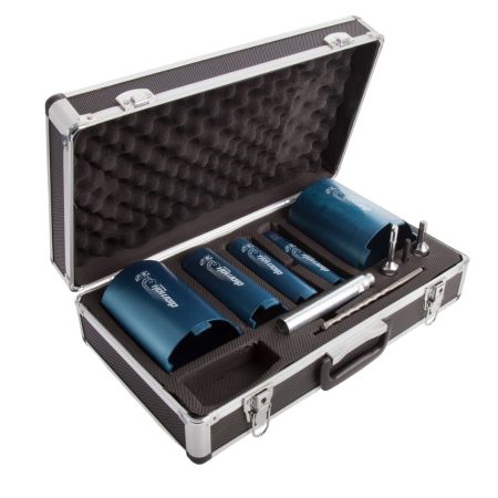 Makita P-74712 Diamak Dry Diamond Core Kit x10 Pcs In Carry Case